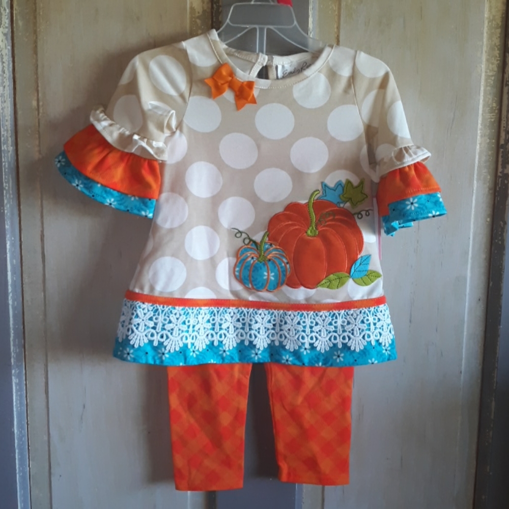 Emily Rose Pumpkin Fall set 18 months